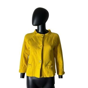 J.crew 100% cotton 3/4 sleeves sweater Medium (b45)